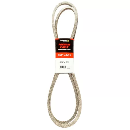 Premium 0.63" x 95" MaxPower Belt reinforced with Kevlar fiber cords Mower Belts