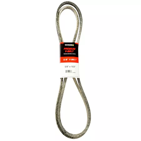 Premium 0.63" x 103" MaxPower Belt reinforced with Kevlar fiber cords Mower Belts