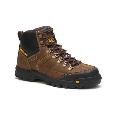 CAT Men's Threshold Waterproof Steel Toe Work Boots, 6 in.