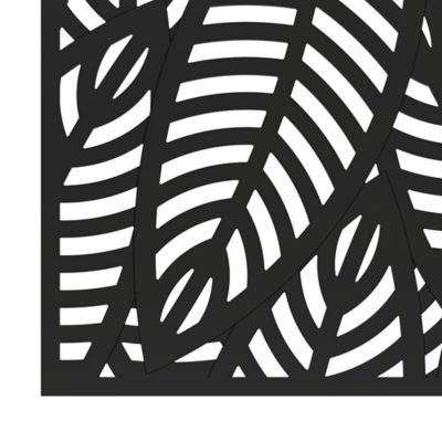 Image showing 6 th FREESTYLE 3 ft. x 6 ft. Decorative Screen Panel, Sanibel Black