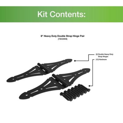 Image showing  Heavy-Duty Double Strap Hinge, 73043959