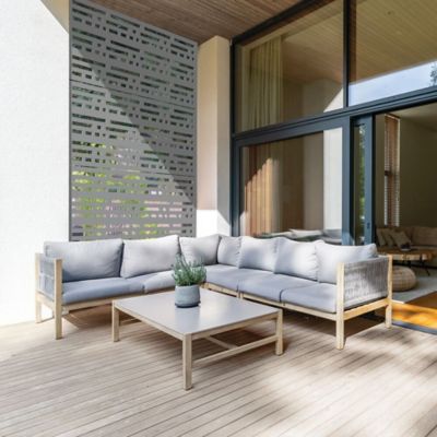 Image showing  2 ft. x 4 ft. Decorative Screen Panel, Morse Gray