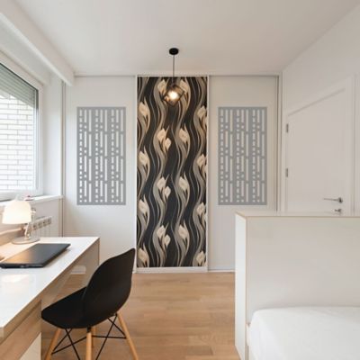 Image showing  2 ft. x 4 ft. Decorative Screen Panel, Morse Gray