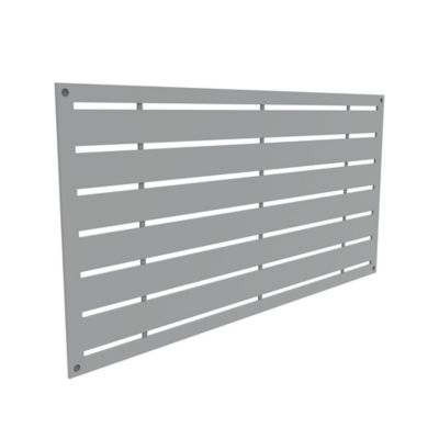 Image showing  2 ft. x 4 ft. Decorative Screen Panel, Boardwalk Gray