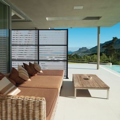 Image showing 5 th FREESTYLE 2 ft. x 4 ft. Decorative Screen Panel, Boardwalk Gray