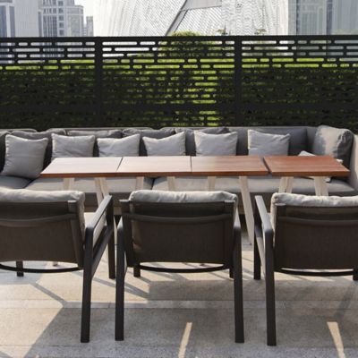 Image showing  3 ft. x 6 ft. Decorative Screen Panel, Optic Black