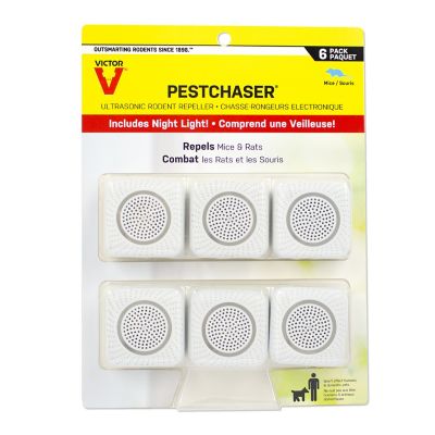 Victor PestChaser Rodent Repellent with Nightlight, 6-Pack