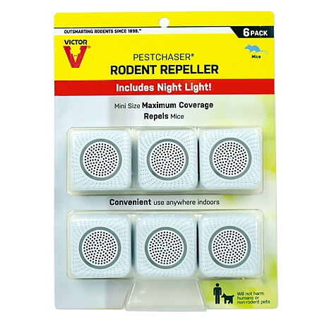 Victor PestChaser Rodent Repellent with Nightlight, 6-Pack