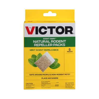 Victor 0.98 oz. Scent-Away Natural Rodent Repeller Packs, 5-Pack