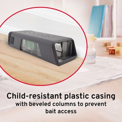 Image showing 5 th Victor Pest 15 oz. Fast-Kill Refillable Mouse Poison Bait Station, 20 Refills