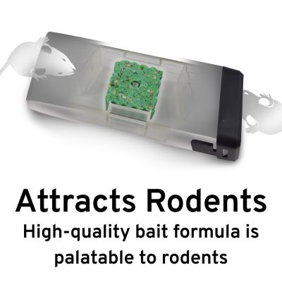 Image showing 8 th Victor Pest 15 oz. Fast-Kill Refillable Mouse Poison Bait Station, 20 Refills