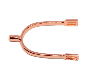 Virginia Saddlery Unisex English Spurs with Rounded Knob, Rose Gold