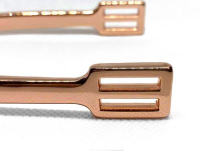 Image showing  Unisex English Spurs with Rounded Knob, Rose Gold