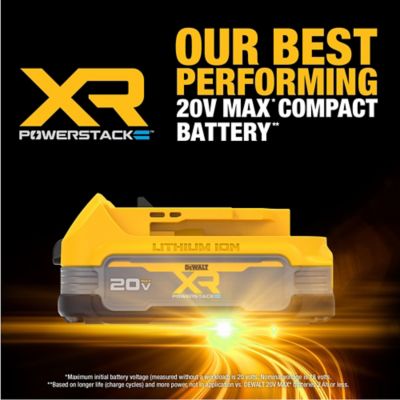 Image showing  DCBP034C 20V Max Starter Kit with PowerStack Compact Battery and Charger