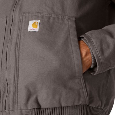 Image showing 3 th Carhartt Men's Loose Fit Washed Duck Insulated Active Jacket