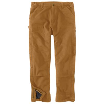 Carhartt Loose Fit Natural-Rise Washed Duck Insulated Pants