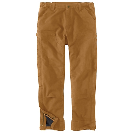Carhartt Loose Fit Natural-Rise Washed Duck Insulated Pants at