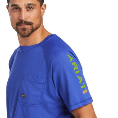 Image showing  Men's Rebar Heat Fighter Short-Sleeve Work T-Shirt