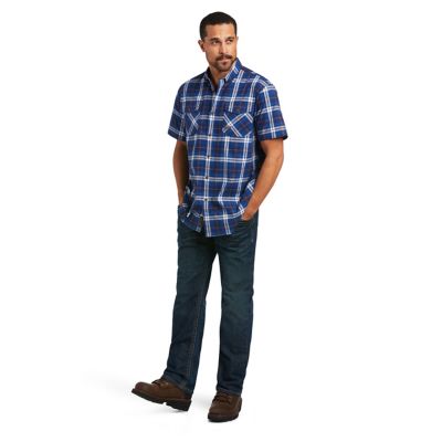 Image showing  Men's Rebar Made Tough Short-Sleeve Work Shirt