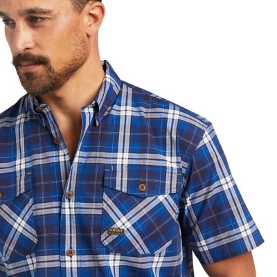 Image showing  Men's Rebar Made Tough Short-Sleeve Work Shirt