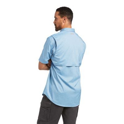Image showing  Men's Short-Sleeve Rebar Made Tough VentTEK DuraStretch Work Shirt