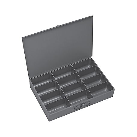 Durham MFG Large Steel Compartment Box, 12 Opening