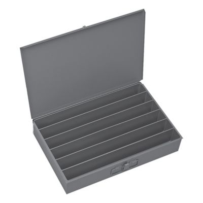 Durham MFG Large 6-Compartment Steel Horizontal Storage Box