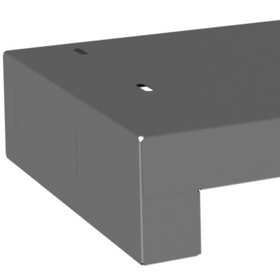 Image showing  Cold-Rolled Steel Base for 9 in. Deep Bins, Gray
