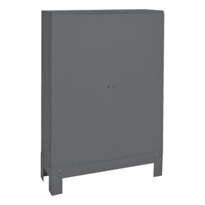 Durham MFG Hinged Door Set for 42 in. High Bins, Gray