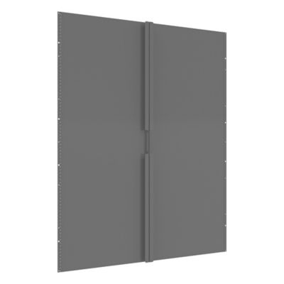 Image showing  Hinged Door Set for 42 in. High Bins, Gray