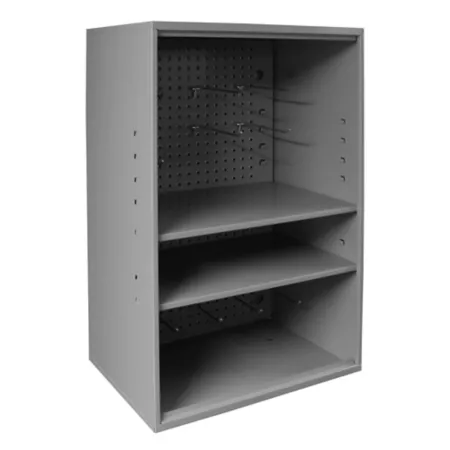 Durham MFG Abrasives Storage Cabinet with Pegboard Mounted Garage Cabinets