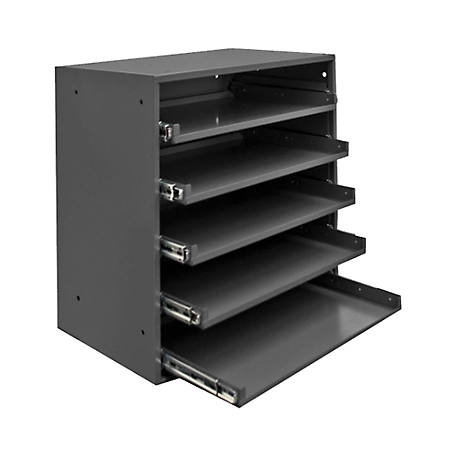 Durham MFG Large Bearing Slide Rack, 5 Compartments