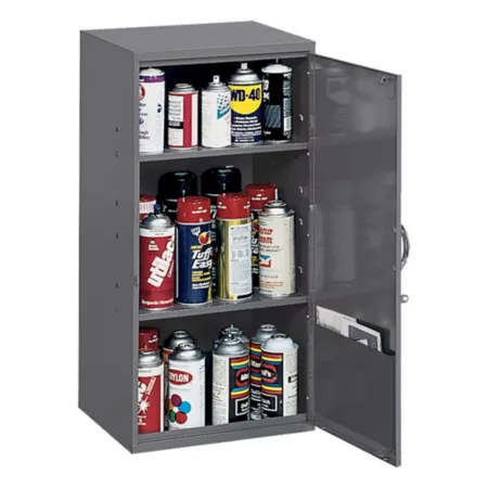 MFG Durham Gray Cold Rolled Steel Utility Cabinet Mounted Garage Cabinets