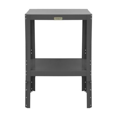 Durham MFG Machine Table Workbench Adjustable Height, 18 in. x 24 in. x 36 in.