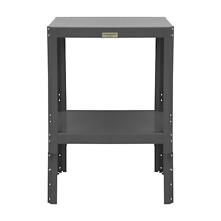 Durham MFG Machine Table Workbench Adjustable Height, 18 in. x 24 in. x 36 in.