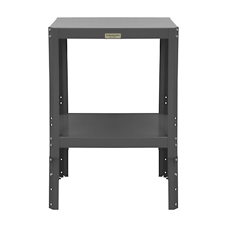 Durham MFG Machine Table Workbench Adjustable Height, 24 in. x 30 in. x 36 in.