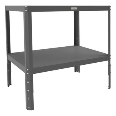 Durham MFG Machine Table Workbench Adjustable Height, 24 in. x 36 in. x 36 in.