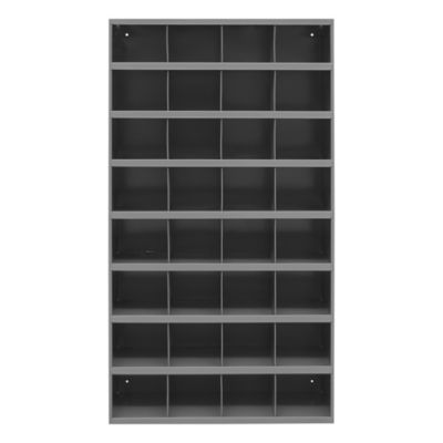 Image showing  32-Opening Steel Storage Bin, 12 in.