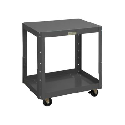 Durham MFG Adjustable-Height Mobile Machine Table Workbench, 24 in. x 30 in. x 28 in.