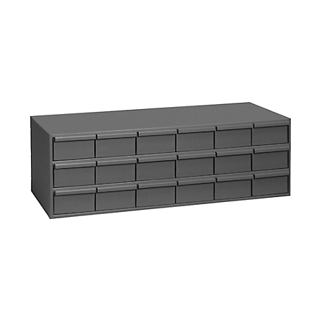 Durham MFG Steel 18-Jumbo Drawer Storage Cabinet, 17 in., 18 Drawer