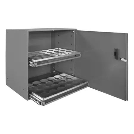 Durham MFG 75 lb Capacity Aerosol Cabinet with 2 Sliding Shelves Storage Bins