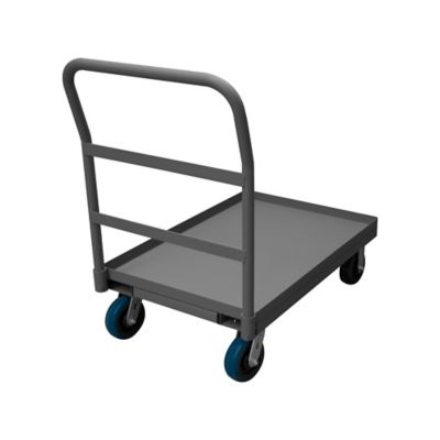 Durham MFG 12 Gauge Steel Platform Truck, 24 in. x 36 in., Lips Up, 6 in. Polyurethane