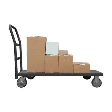 Durham MFG 12 Gauge Steel Platform Cart 1 400 lb Capacity 30 in x 60 in 5 in Pneumatic Platform Trucks