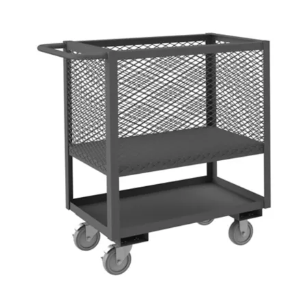 Durham MFG 4-Sided Low Deck Mesh Truck 18-in x 32-in Platform Trucks