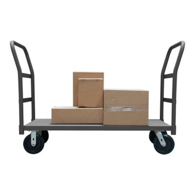 Durham MFG 12 Gauge Steel Platform Truck, 24 in. x 36 in., 2 Sided, 8 in. Polyurethane