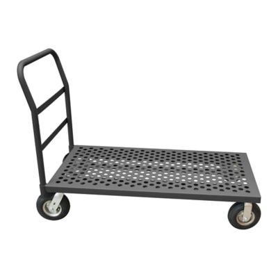 Durham MFG 12 Gauge Steel Perforated Platform Truck, 24 in. x 36 in., 8 in. Pneumatic