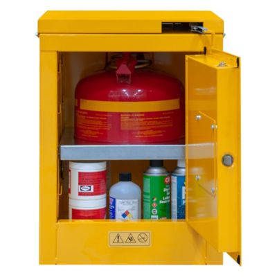 Image showing  4 gal. Capacity Flammable Storage, Self Close