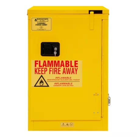 Durham MFG 12 gal Storage capacity for flammable products automatic closing Freestanding Garage Cabinets