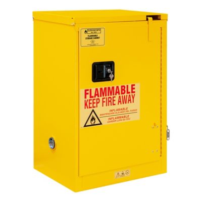 Image showing  12 gal. Capacity Flammable Storage, Self Close