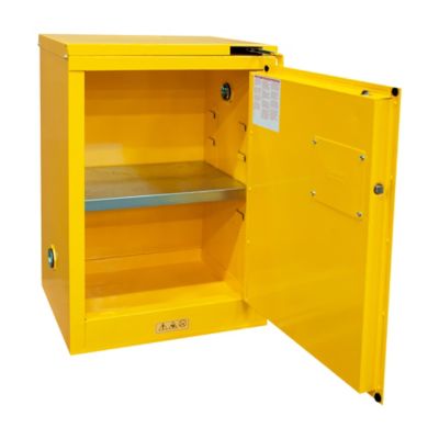 Image showing  12 gal. Capacity Flammable Storage, Self Close